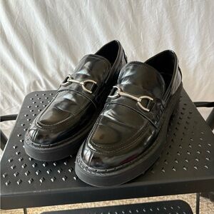 ZARA - black loafers